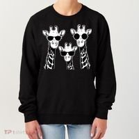 Giraffes family with sunglasses - Giraffe Women's Sweatshirt thumb 0