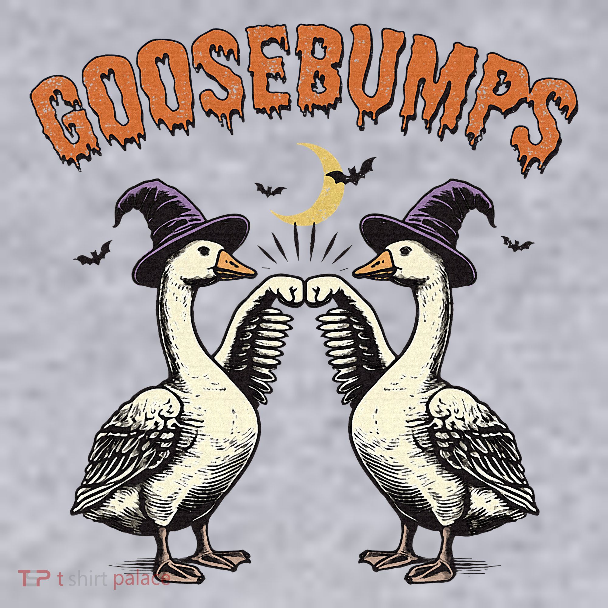 Goosebumps Funny Witch Goose Bumps Puns Halloween Women's Sweatshirt