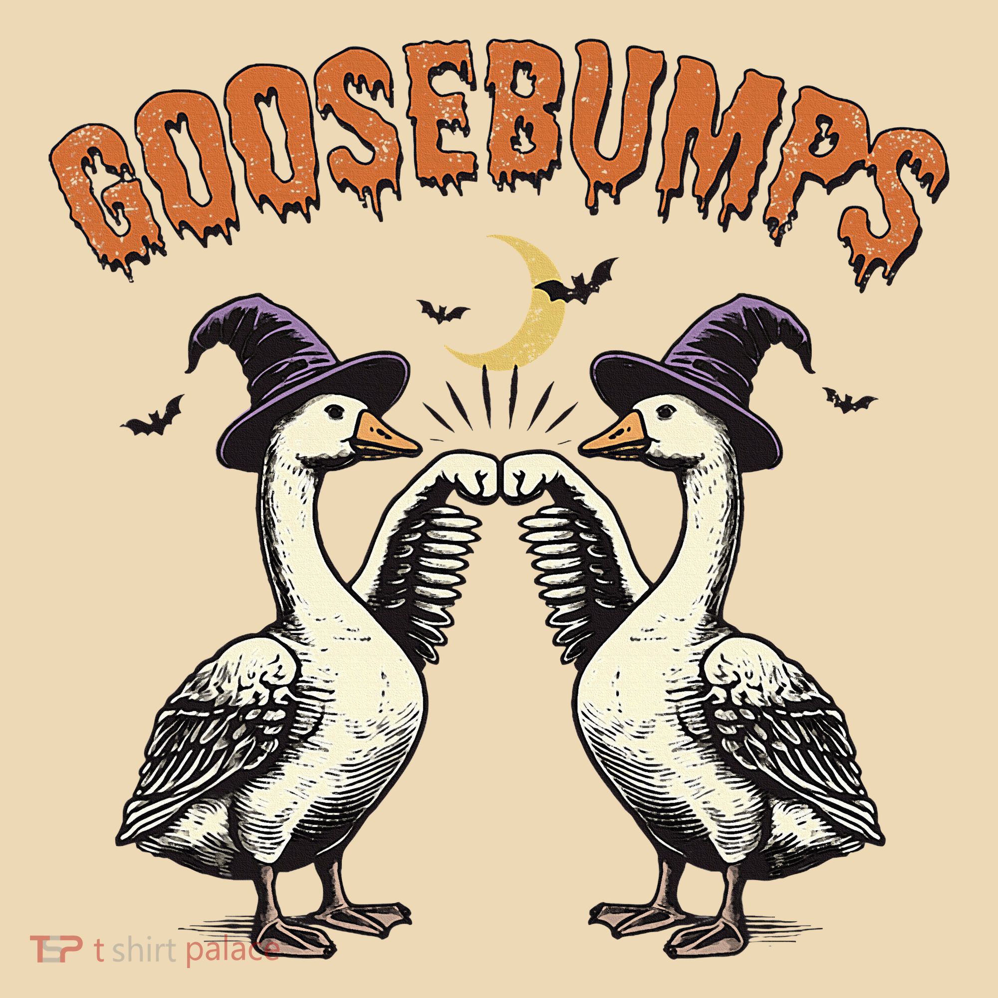 Goosebumps Funny Witch Goose Bumps Puns Halloween Tote Bag