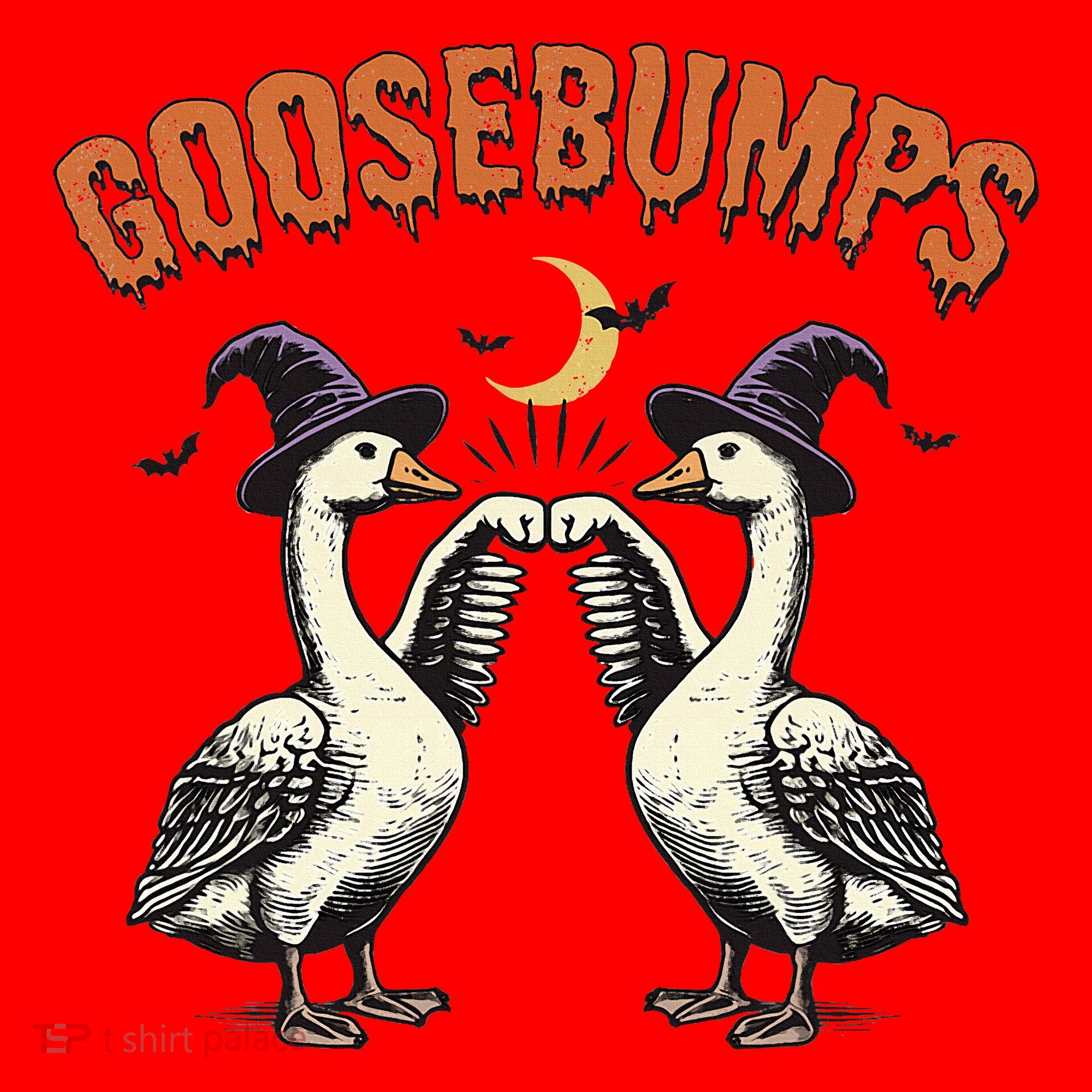 Goosebumps Funny Witch Goose Bumps Puns Halloween Santa Hat