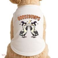 Goosebumps Funny Witch Goose Bumps Puns Halloween Doggie Tank thumb 0