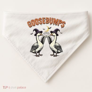Goosebumps Funny Witch Goose Bumps Puns Halloween USA-Made Doggie Bandana