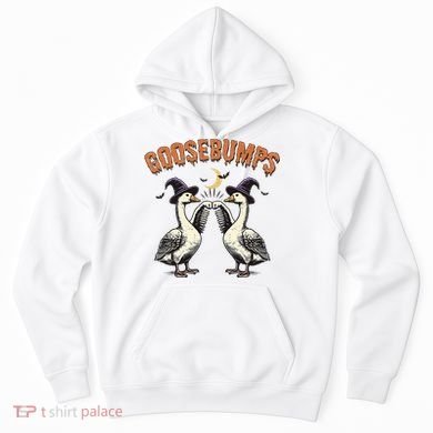 Goosebumps Funny Witch Goose Bumps Puns Halloween Hoodie