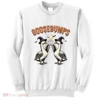 Goosebumps Funny Witch Goose Bumps Puns Halloween Sweatshirt thumb 0