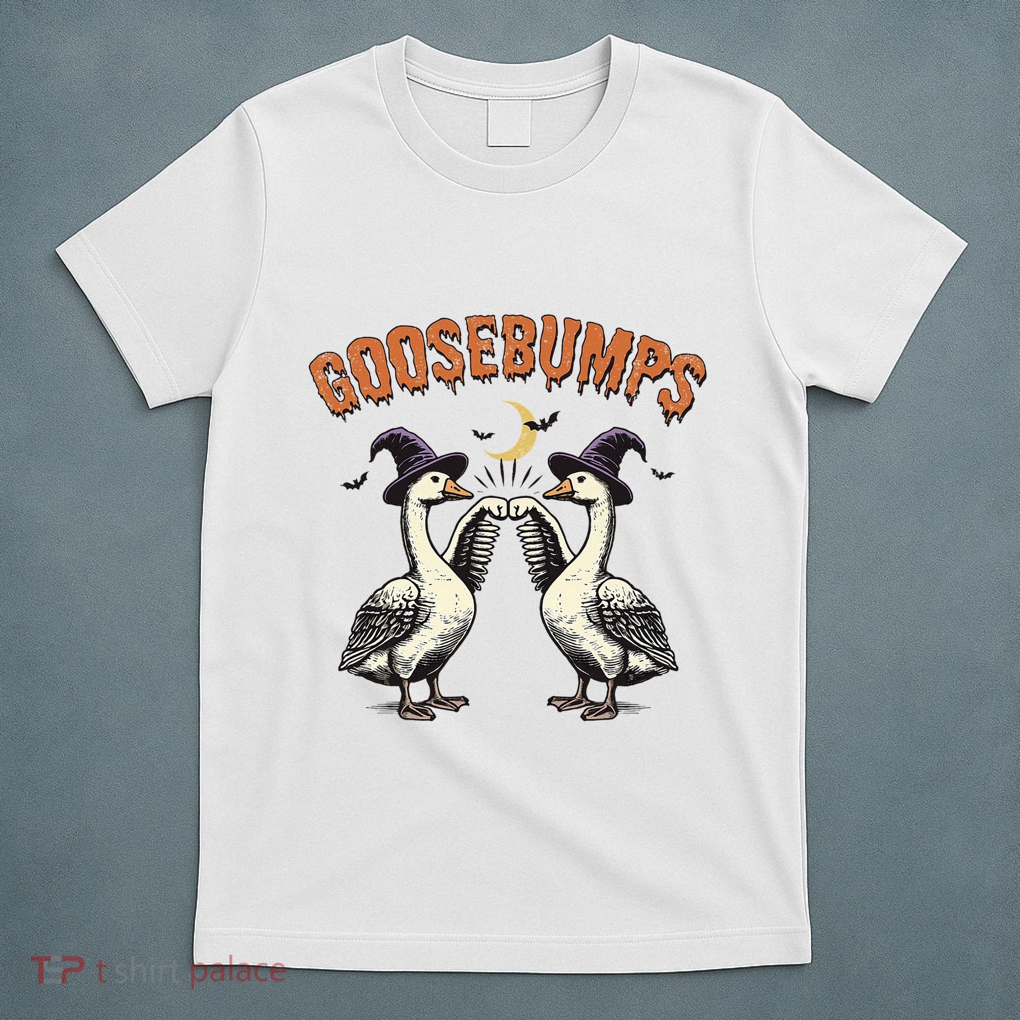 Goosebumps Funny Witch Goose Bumps Puns Halloween T-Shirt