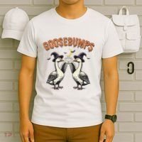 Goosebumps Funny Witch Goose Bumps Puns Halloween T-Shirt thumb 6