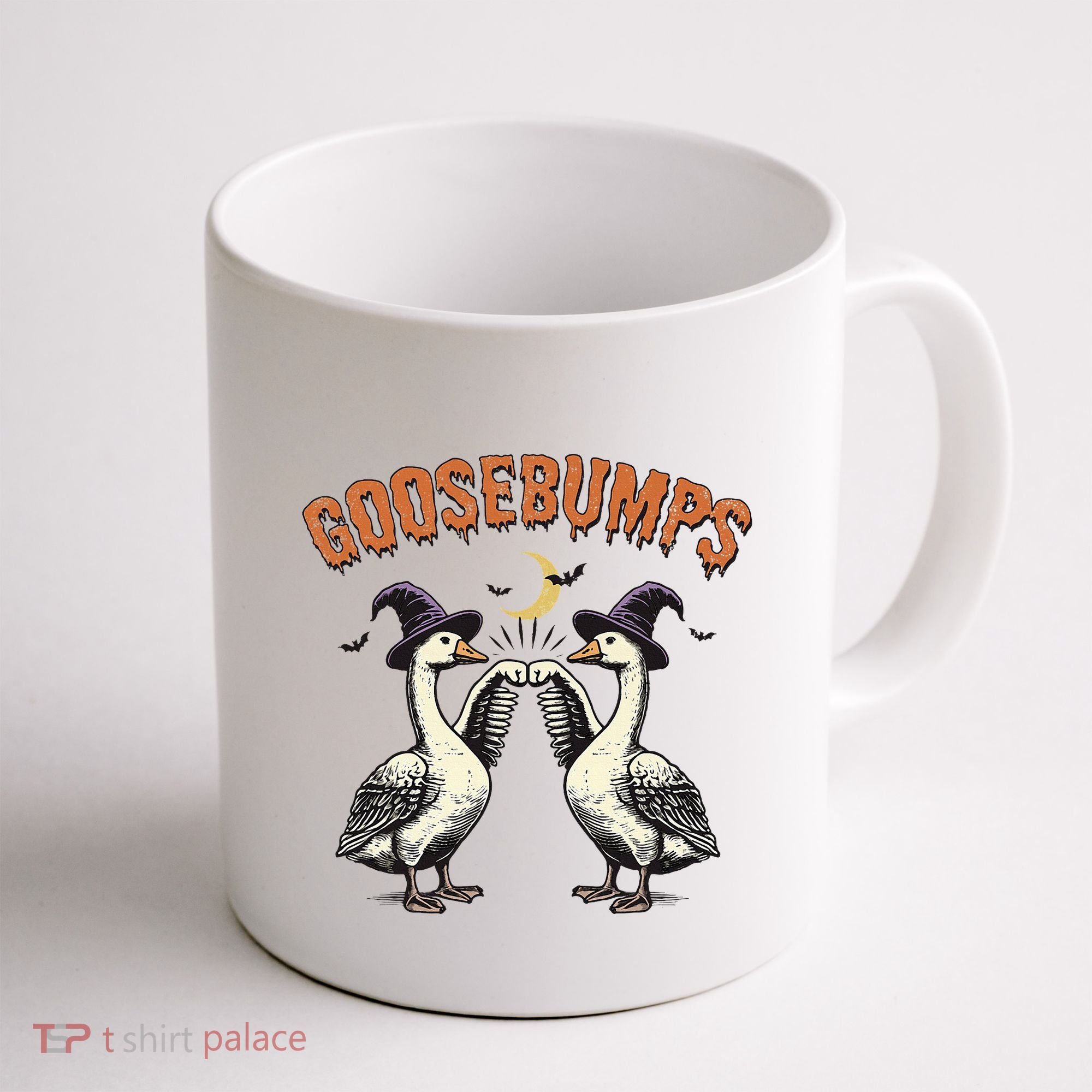 Goosebumps Funny Witch Goose Bumps Puns Halloween Coffee Mug