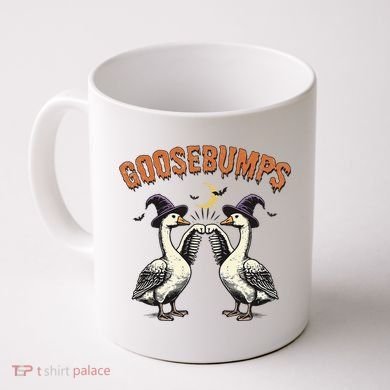 Goosebumps Funny Witch Goose Bumps Puns Halloween Coffee Mug