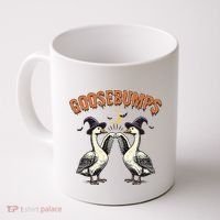Goosebumps Funny Witch Goose Bumps Puns Halloween Coffee Mug thumb 0