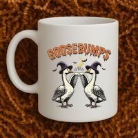Goosebumps Funny Witch Goose Bumps Puns Halloween Coffee Mug thumb 2