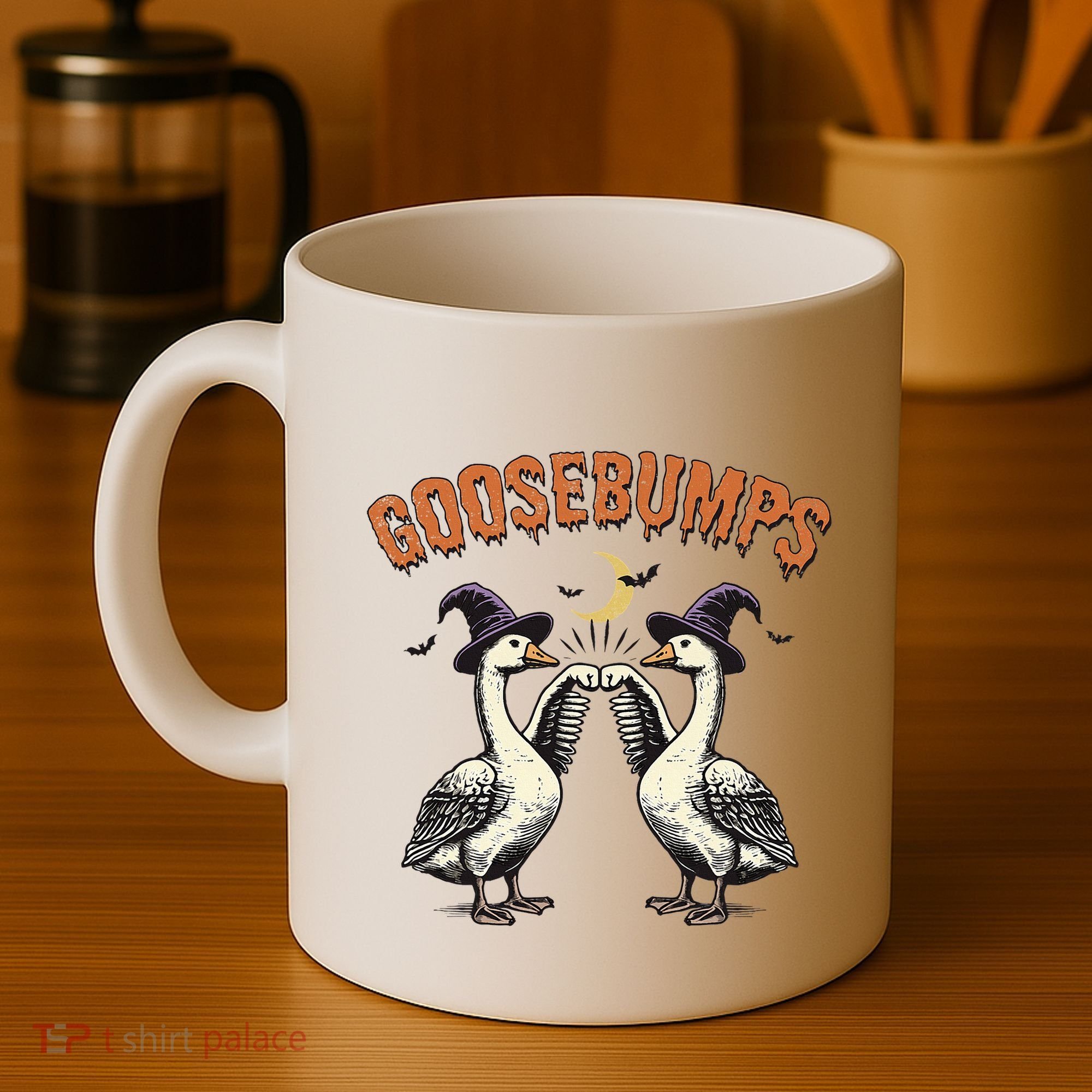 Goosebumps Funny Witch Goose Bumps Puns Halloween Coffee Mug