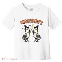 Goosebumps Funny Witch Goose Bumps Puns Halloween Toddler T-Shirt thumb 0