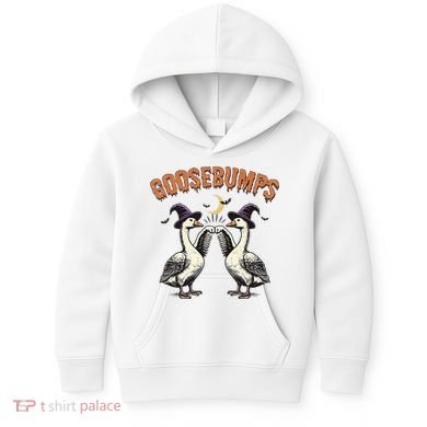 Goosebumps Funny Witch Goose Bumps Puns Halloween Kids Hoodie