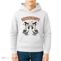 Goosebumps Funny Witch Goose Bumps Puns Halloween Kids Hoodie thumb 4