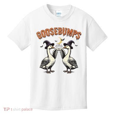 Goosebumps Funny Witch Goose Bumps Puns Halloween Kids T-Shirt