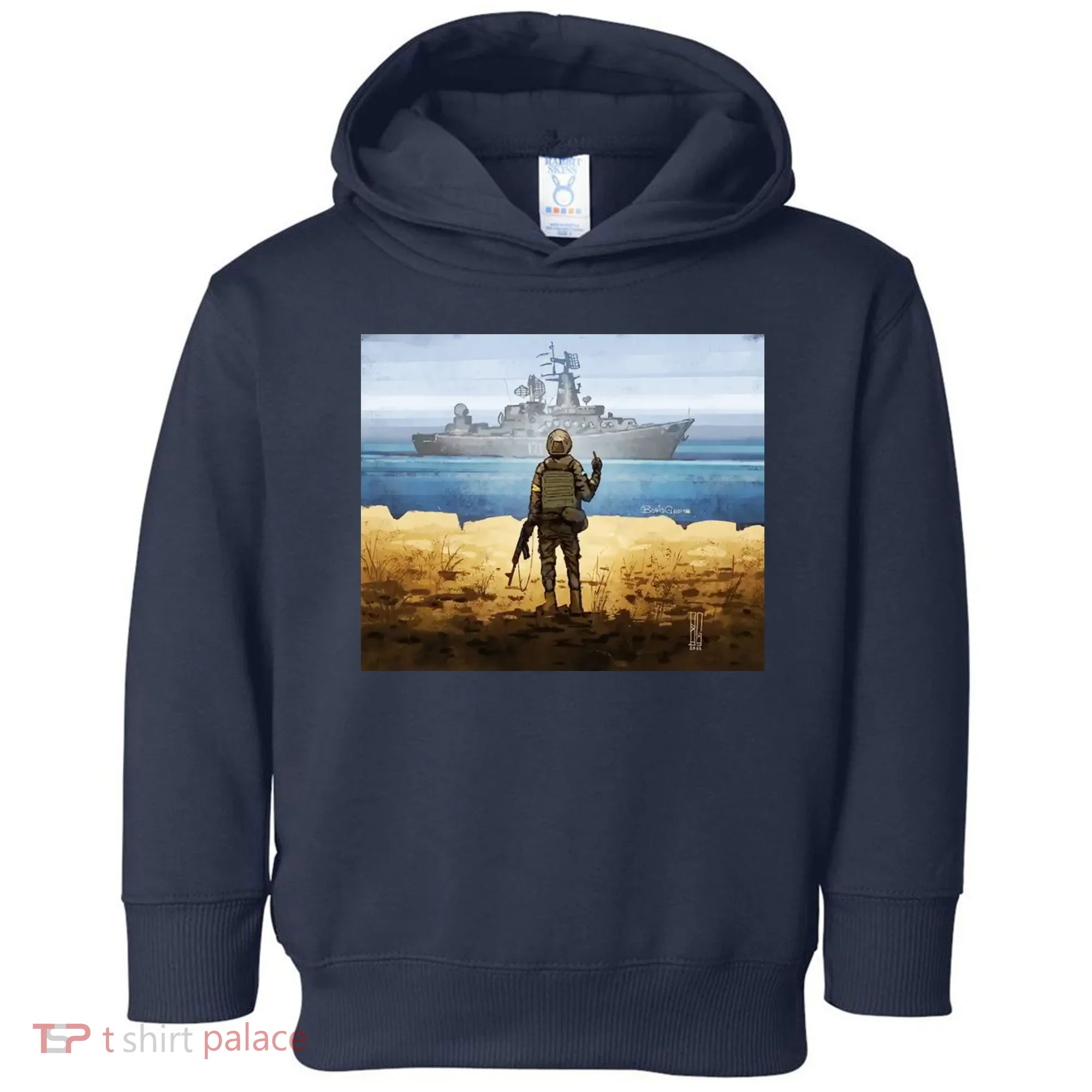 Go F Yourself Postage Stamp Toddler Hoodie