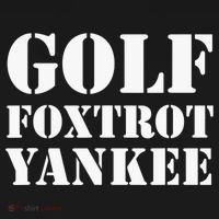 Golf Foxtrot Yankee GFY Funny Military Rude Mousepad thumb 1