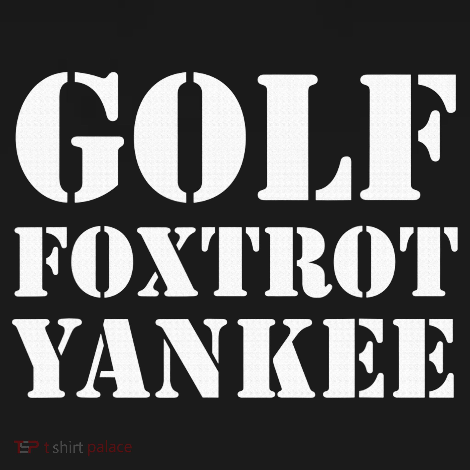 Golf Foxtrot Yankee GFY Funny Military Rude Baby Bodysuit