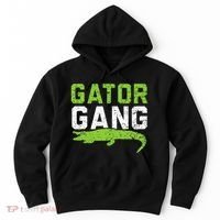Gator Gang Alligator Heartbeat Zookeeper Crocodile Lover Hoodie thumb 0