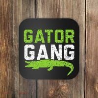Gator Gang Alligator Heartbeat Zookeeper Crocodile Lover Coaster thumb 0