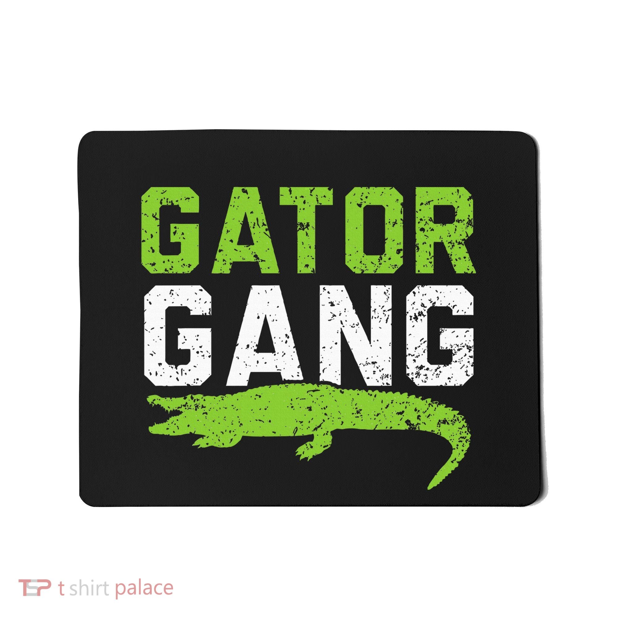 Gator Gang Alligator Heartbeat Zookeeper Crocodile Lover Mousepad