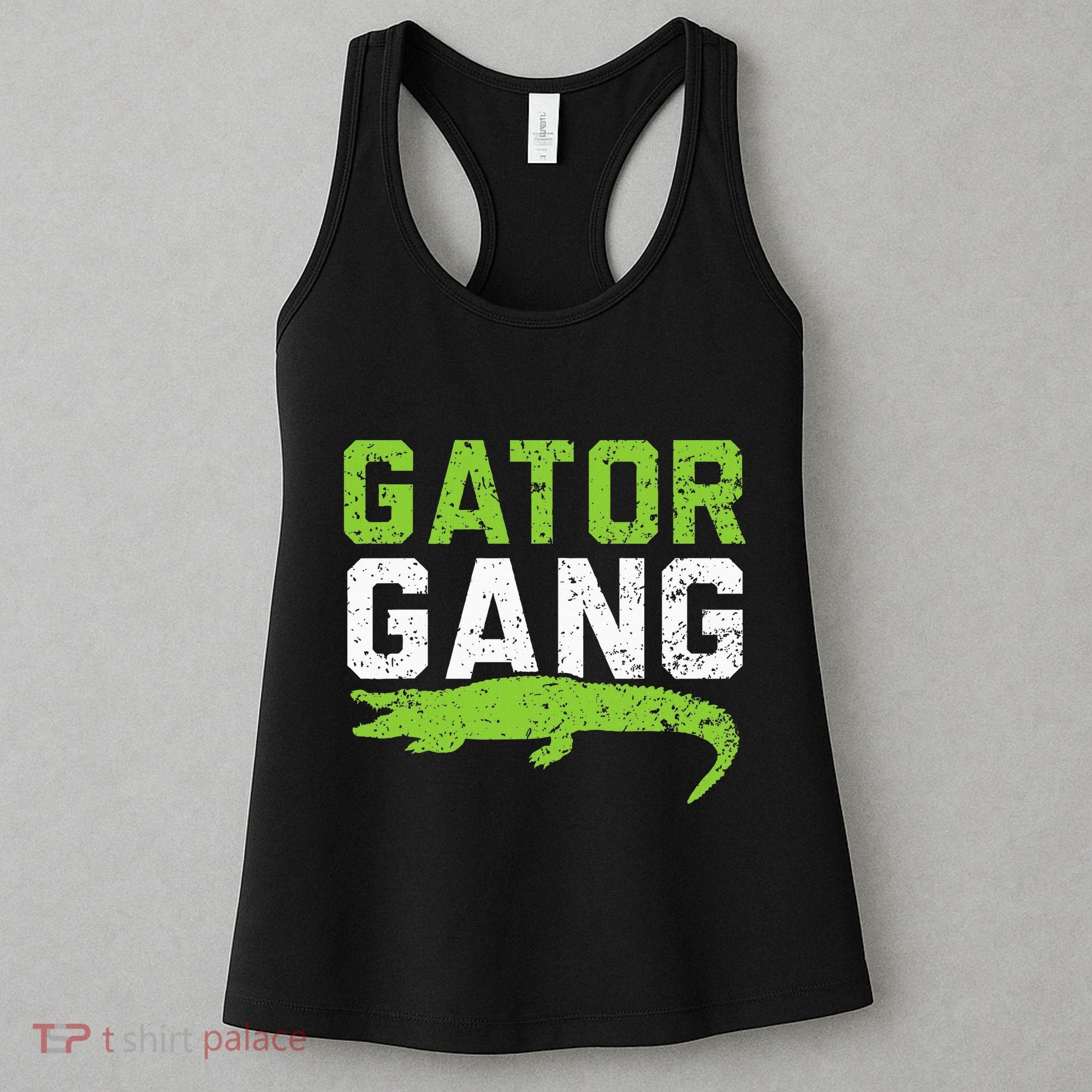 Gator Gang Alligator Heartbeat Zookeeper Crocodile Lover Women's Tank Top