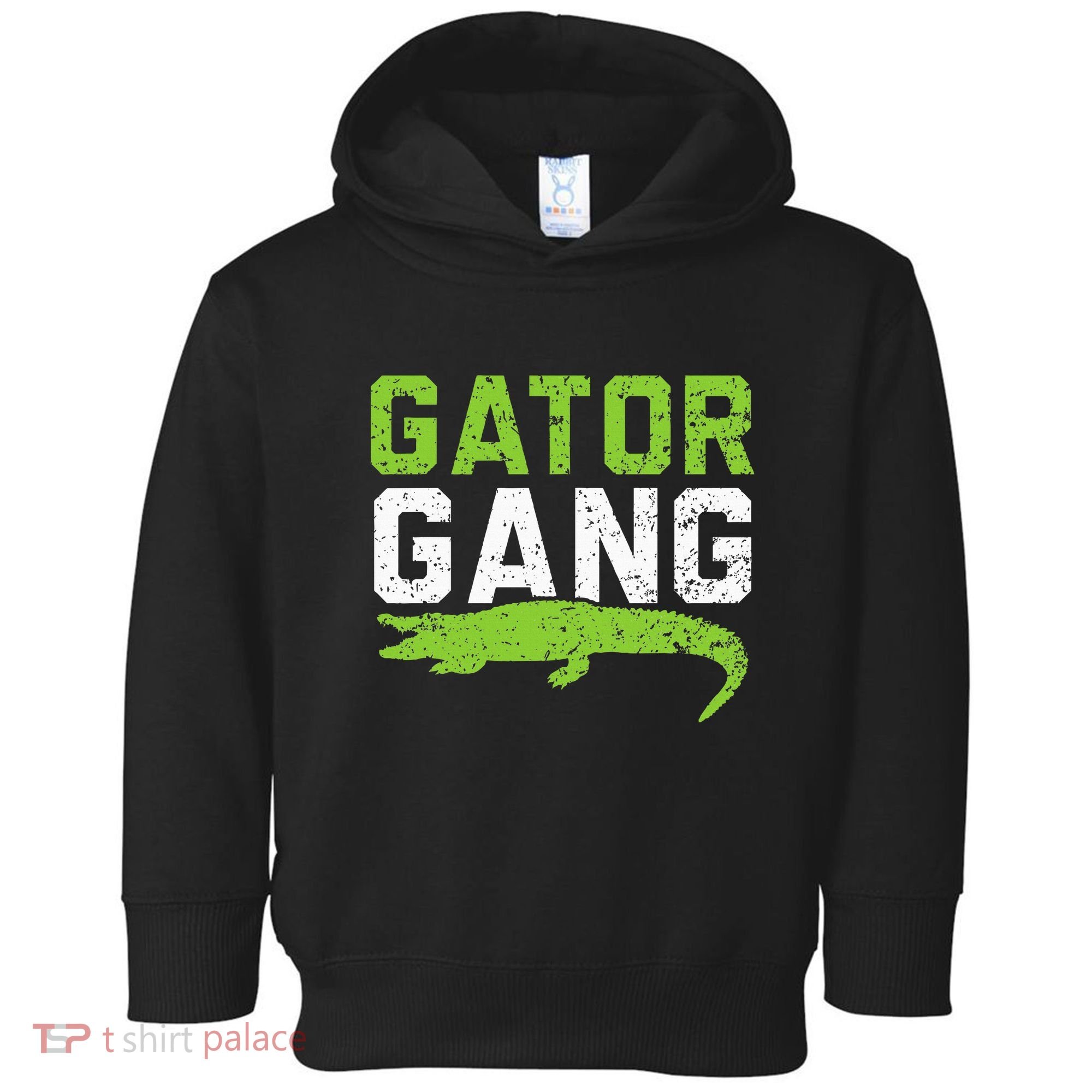 Gator Gang Alligator Heartbeat Zookeeper Crocodile Lover Toddler Hoodie