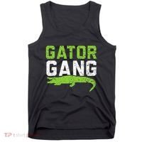 Gator Gang Alligator Heartbeat Zookeeper Crocodile Lover Tank Top thumb 0