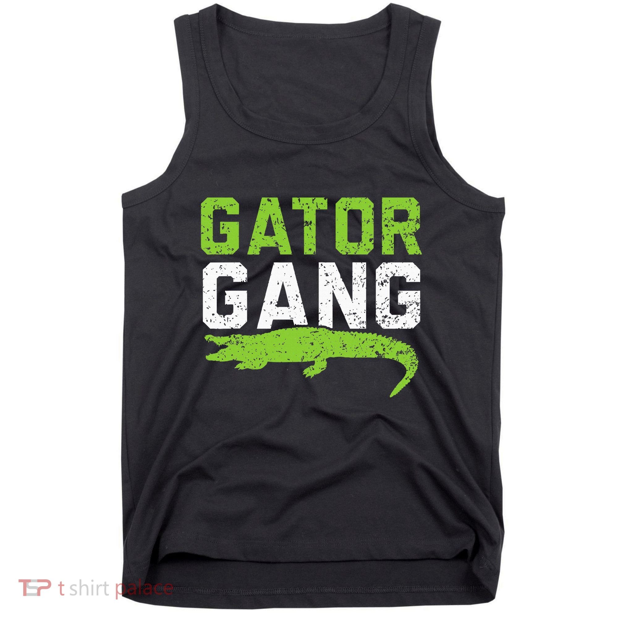 Gator Gang Alligator Heartbeat Zookeeper Crocodile Lover Tank Top
