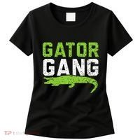 Gator Gang Alligator Heartbeat Zookeeper Crocodile Lover Women's T-Shirt thumb 0