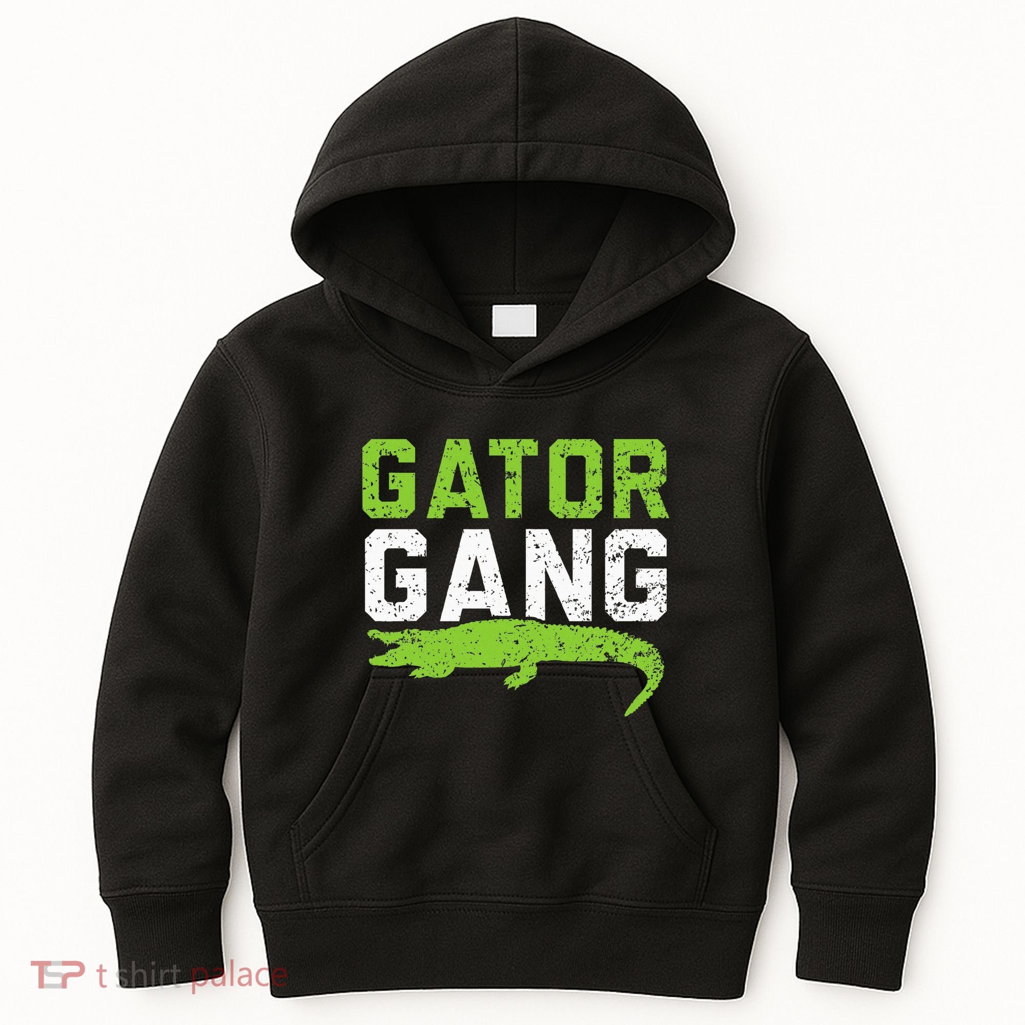 Gator Gang Alligator Heartbeat Zookeeper Crocodile Lover Kids Hoodie