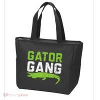 Gator Gang Alligator Heartbeat Zookeeper Crocodile Lover Tote Bag thumb 3