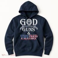 God Guns And Trump 2nd Amendment Pro Trump Hoodie thumb 0