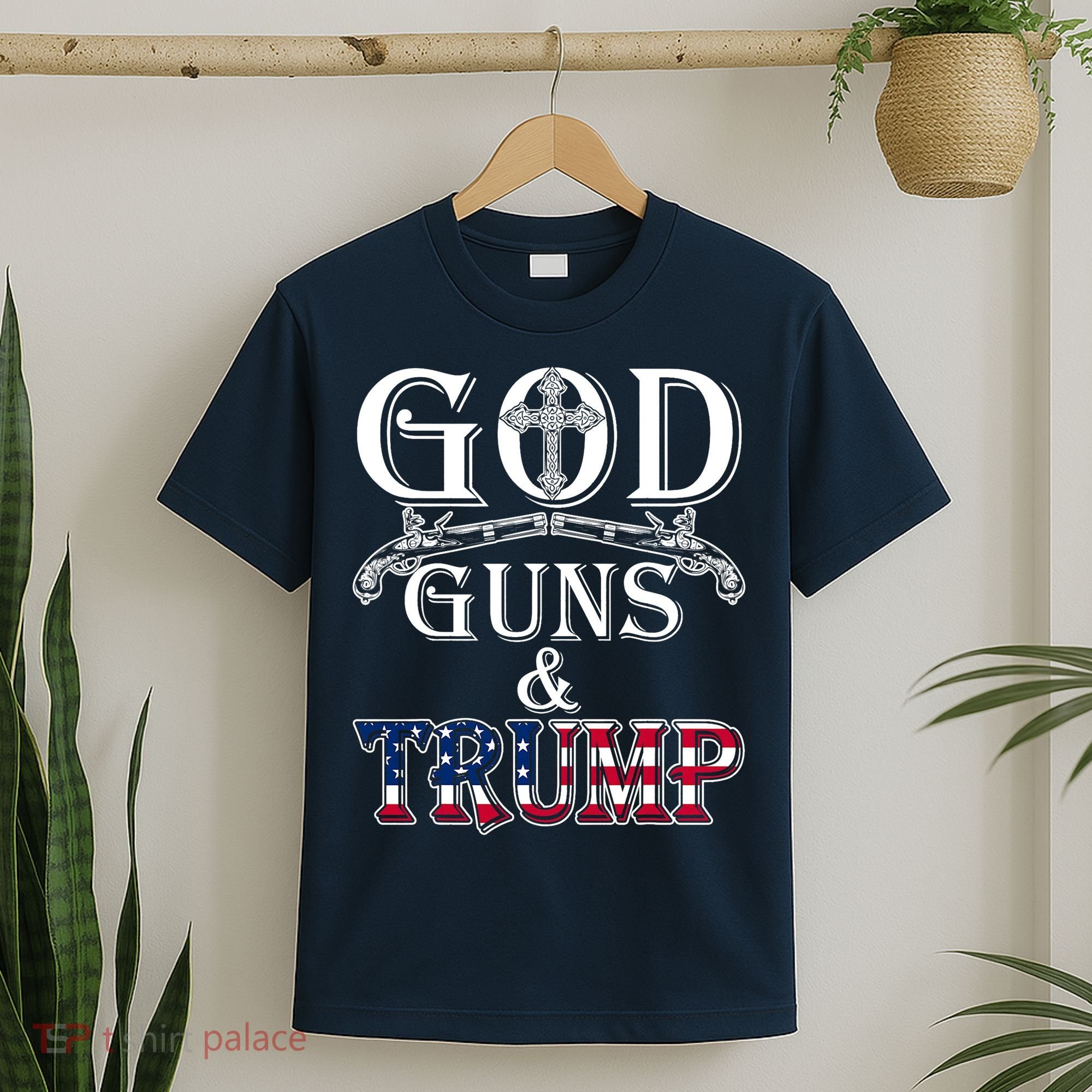 God Guns And Trump 2nd Amendment Pro Trump T-Shirt