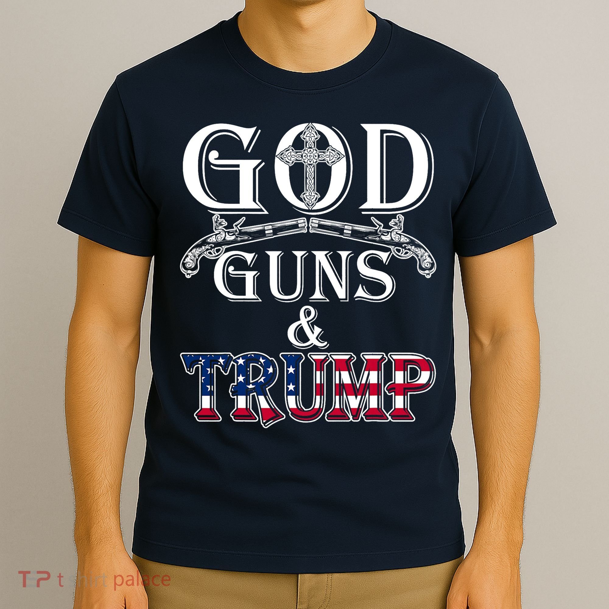 God Guns And Trump 2nd Amendment Pro Trump T-Shirt