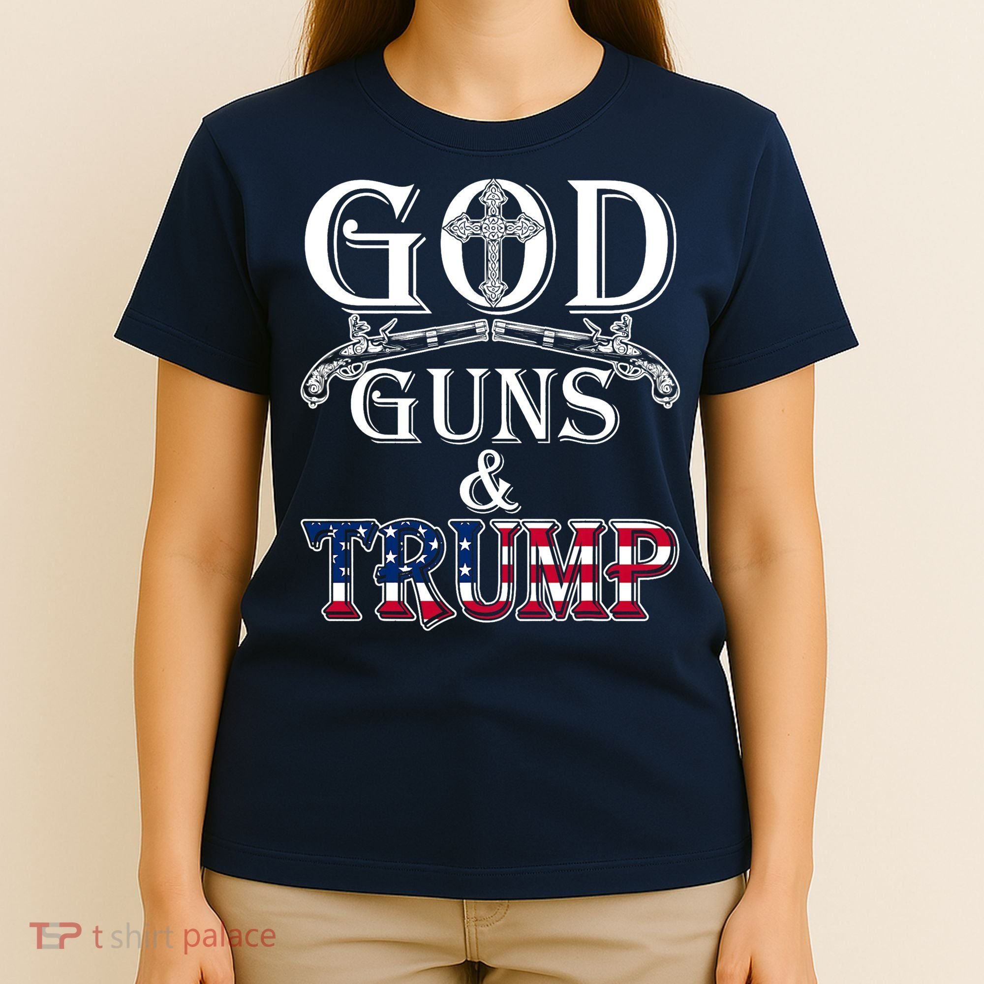 God Guns And Trump 2nd Amendment Pro Trump T-Shirt
