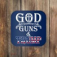 God Guns And Trump 2nd Amendment Pro Trump Coaster thumb 0