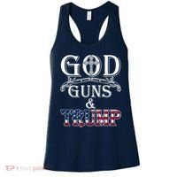 God Guns And Trump 2nd Amendment Pro Trump Women's Tank Top thumb 0