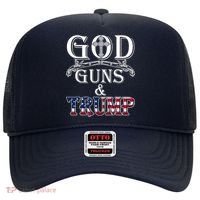 God Guns And Trump 2nd Amendment Pro Trump Hat thumb 0