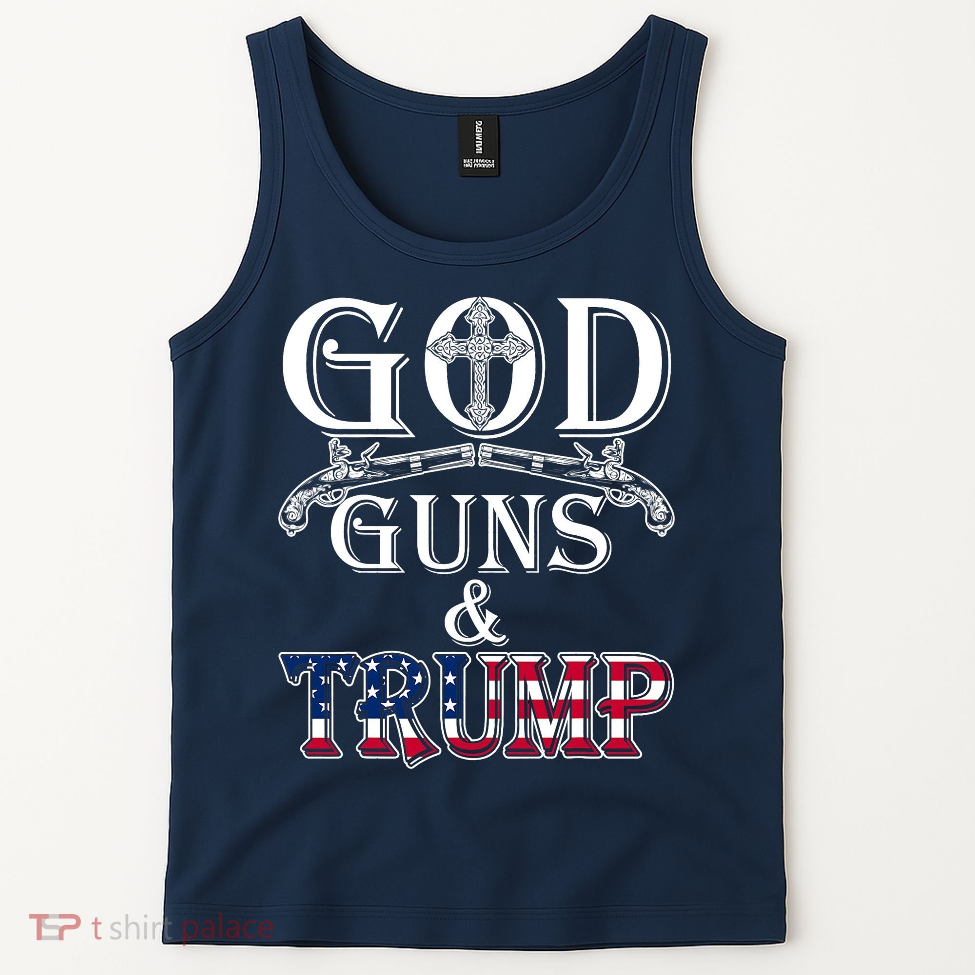 God Guns And Trump 2nd Amendment Pro Trump Tank Top