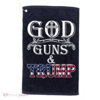 God Guns And Trump 2nd Amendment Pro Trump Golf Towel thumb 0