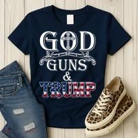 God Guns And Trump 2nd Amendment Pro Trump Women's T-Shirt thumb 3