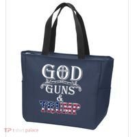 God Guns And Trump 2nd Amendment Pro Trump Tote Bag thumb 3