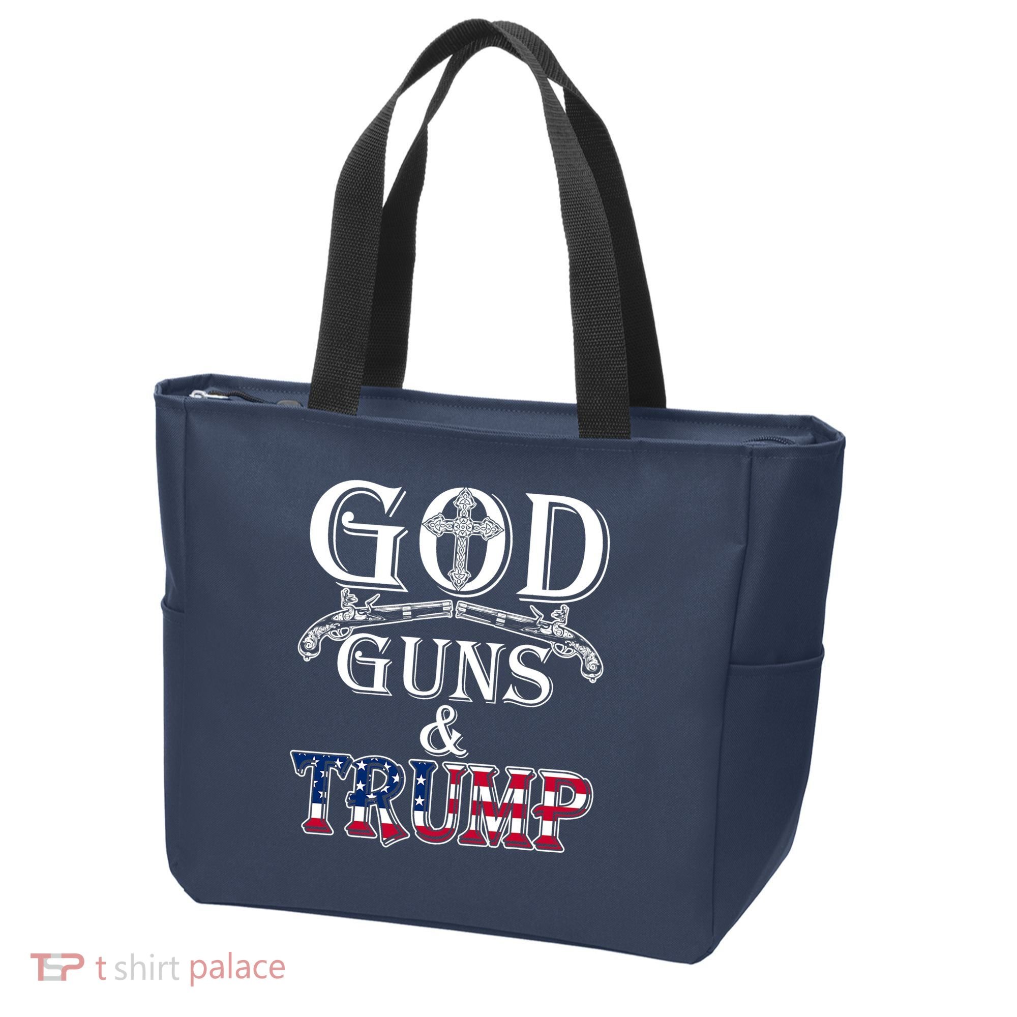 God Guns And Trump 2nd Amendment Pro Trump Tote Bag