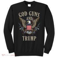 God Guns And Trump 2nd Amendment Flag Ar15 American Flag Sweatshirt thumb 0