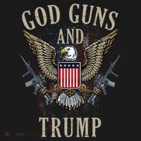God Guns And Trump 2nd Amendment Flag Ar15 American Flag Women's Hoodie thumb 2