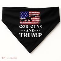 God Guns And Trump USA-Made Doggie Bandana thumb 0