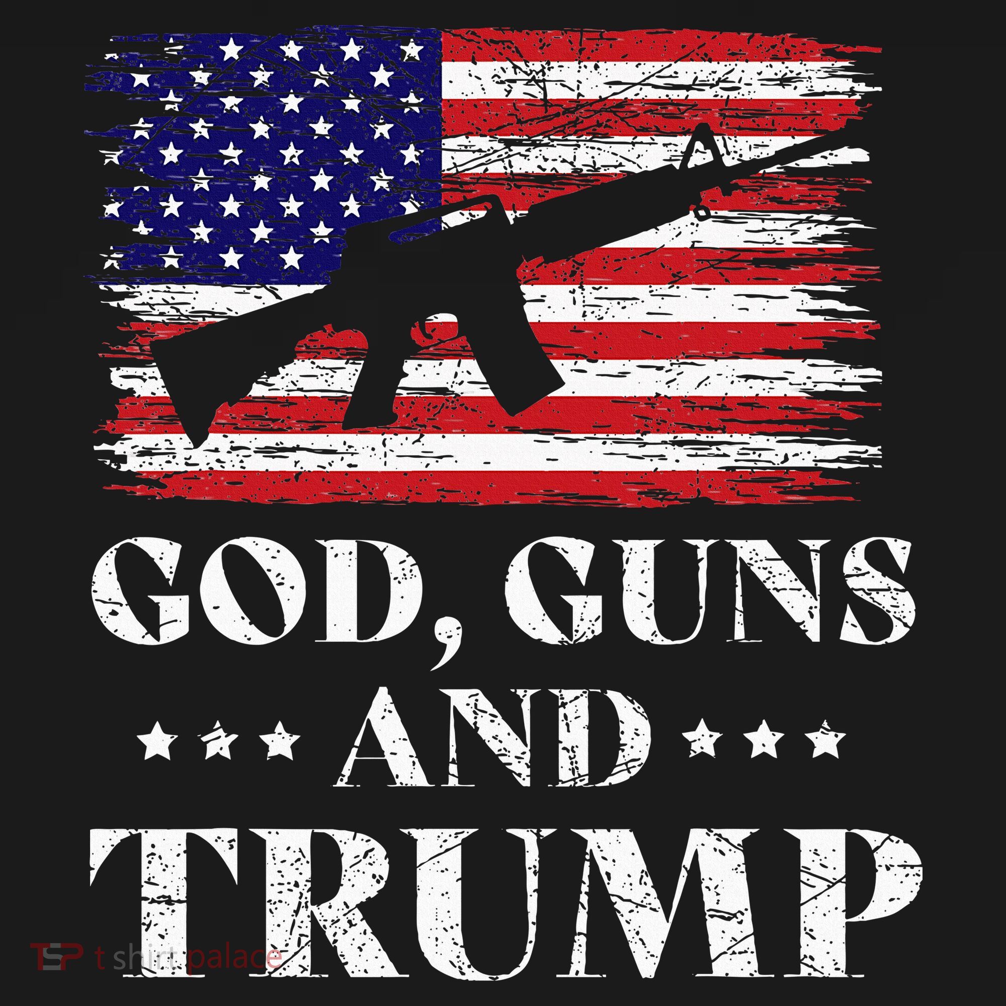 God Guns And Trump Bucket Hat