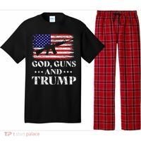 God Guns And Trump Pajama Set thumb 0