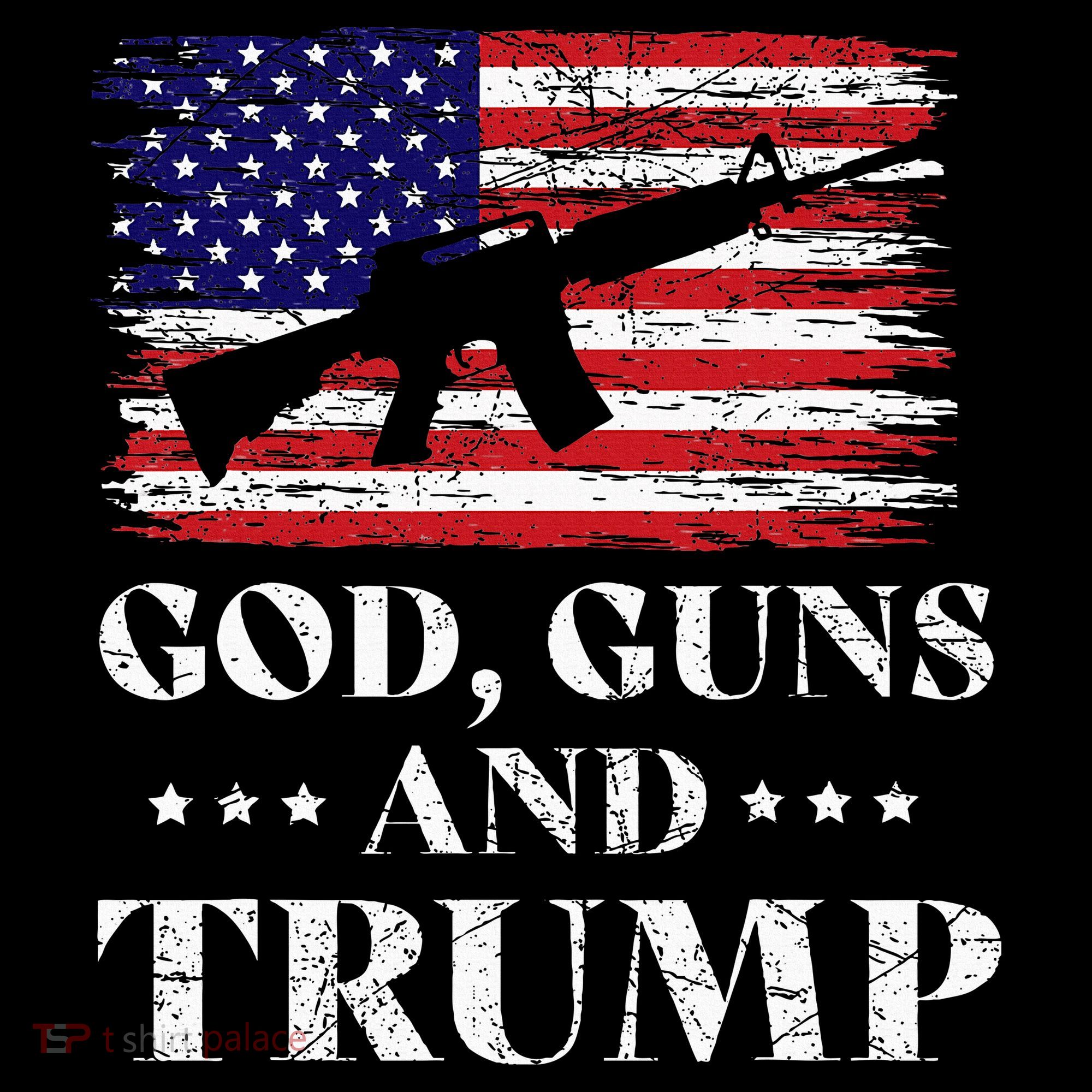 God Guns And Trump Women's Hoodie
